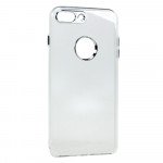 Wholesale Apple iPhone 8 Plus / 7 Plus Chrome Metallic Transparent Case (Clear)